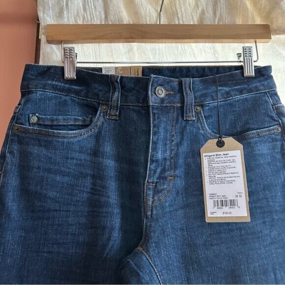 Prana Hillgard‎ Slim Jean Medium Ozone Wash Tapered Jeans NWT Men’s Size 28x32 - Picture 3 of 7